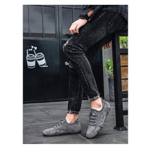 Lade das Bild in den Galerie-Viewer, draussenfeet handgefertigte lederschuhe 31134 grau
