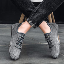 Lade das Bild in den Galerie-Viewer, draussenfeet handgefertigte lederschuhe 31134 grau
