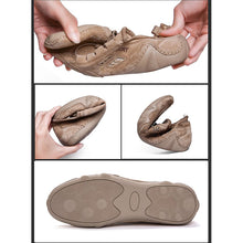 Lade das Bild in den Galerie-Viewer, draussenfeet handgefertigte lederschuhe 31134 khaki
