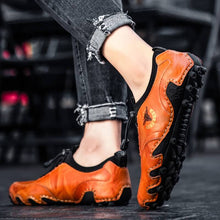 Load image into Gallery viewer, Men&#39;s Casual Fashion Comfortable High quality handmade leather driving shoes flat
