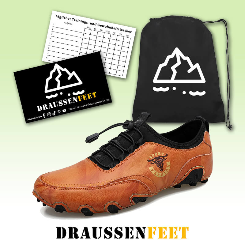 Herren Casual Fashion Bequeme hochwertige handgefertigte Leder-Fahrschuhe flach
