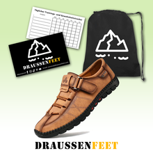 Lade das Bild in den Galerie-Viewer, draussenfeet handgefertigte lederschuhe 31258 braun
