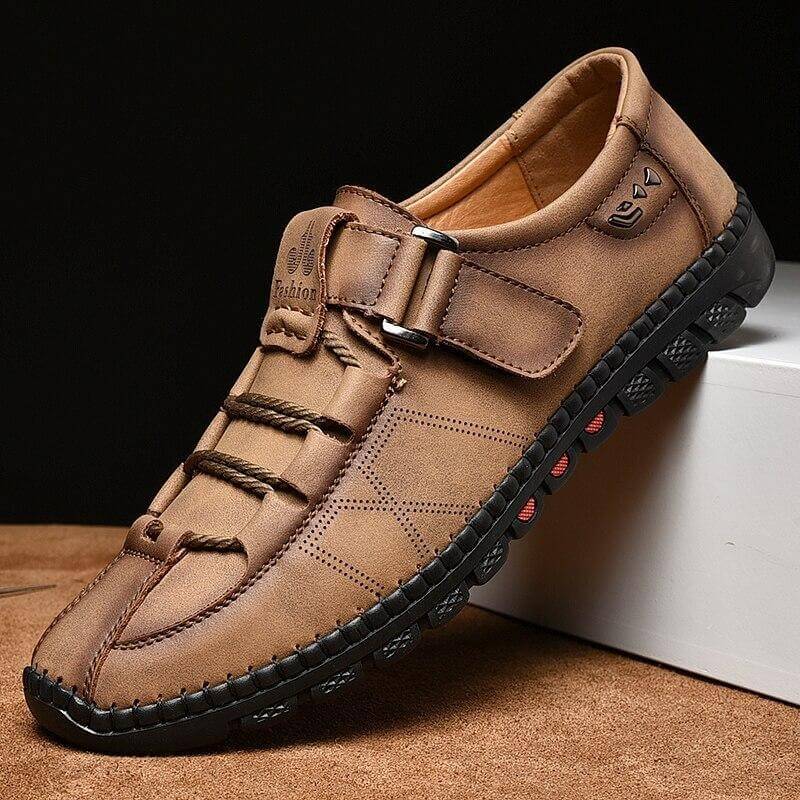 Herren Männer Handmade Casual Mode Turnschuhe Echtem Leder Loafer Mokassins Atmungs Slip auf Schuhe