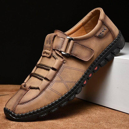 Herren Männer Handmade Casual Mode Turnschuhe Echtem Leder Loafer Mokassins Atmungs Slip auf Schuhe