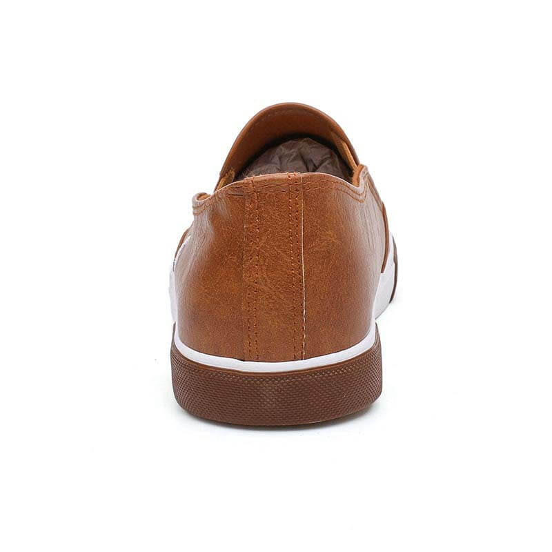 Freizeitschuhe Herren Bequeme PU-Leder Herren Slipper Handmade Design Flats Sneakers Herren Slip on Lazy Herrenschuhe
