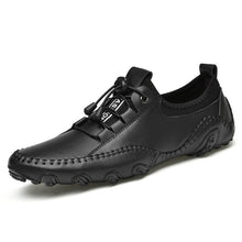 Load image into Gallery viewer, Men&#39;s handmade leather inheritance shoes casual driving shoes with soft soles
