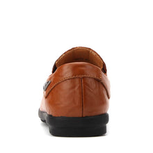 Load image into Gallery viewer, Men&#39;s real leather men casual moccasins breathing slip on driving shoes loafer
