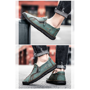 draussenfeet handgefertigte lederschuhe 31338 grun