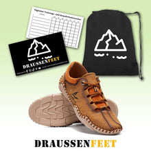 Lade das Bild in den Galerie-Viewer, Herren rutschfeste lässige Fahrschuhe aus Leder mit Handnähten
