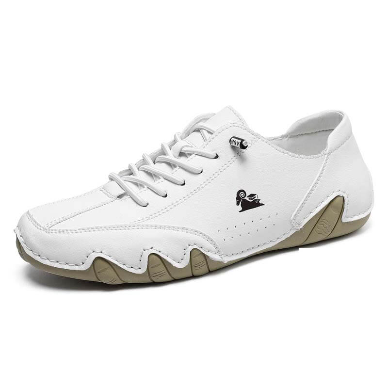 Handgefertigte aus Wildleder mit Klettverschluss, Beck-Schuhe für Herren, wasserdichte Leder-Freizeit-Sneaker, rutschfest, atmungsaktiv
