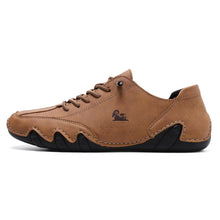 Lade das Bild in den Galerie-Viewer, draussenfeet handgefertigte lederschuhe 31473 braun
