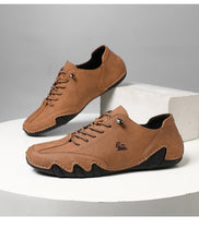 Lade das Bild in den Galerie-Viewer, draussenfeet handgefertigte lederschuhe 31473 braun
