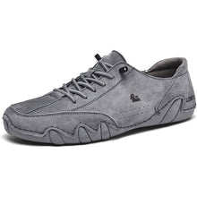 Lade das Bild in den Galerie-Viewer, draussenfeet handgefertigte lederschuhe 31473 grau
