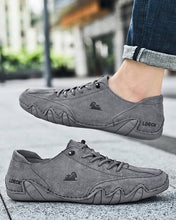 Lade das Bild in den Galerie-Viewer, draussenfeet handgefertigte lederschuhe 31473 grau
