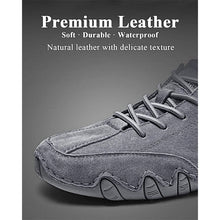 Lade das Bild in den Galerie-Viewer, draussenfeet handgefertigte lederschuhe 31473 grau

