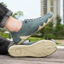 Lade das Bild in den Galerie-Viewer, draussenfeet handgefertigte lederschuhe 31473 grun
