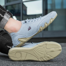 Lade das Bild in den Galerie-Viewer, draussenfeet handgefertigte lederschuhe 31473 hellblau
