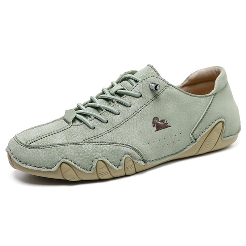 draussenfeet handgefertigte lederschuhe 31473 hellgrun