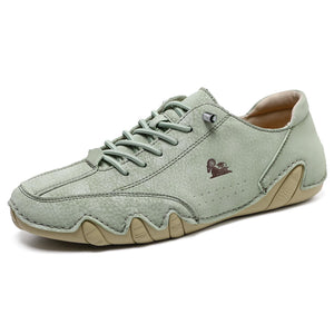 draussenfeet handgefertigte lederschuhe 31473 hellgrun