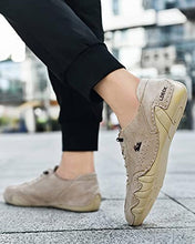 Lade das Bild in den Galerie-Viewer, draussenfeet handgefertigte lederschuhe 31473 khaki
