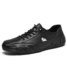 Lade das Bild in den Galerie-Viewer, draussenfeet handgefertigte lederschuhe 31473 schwarz
