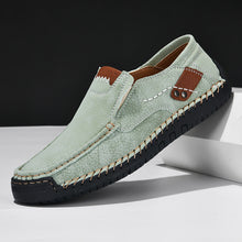 Lade das Bild in den Galerie-Viewer, draussenfeet handgefertigte lederschuhe 31569 grun
