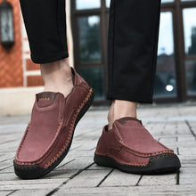 Lade das Bild in den Galerie-Viewer, draussenfeet handgefertigte lederschuhe 31569 rot
