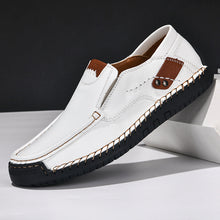Lade das Bild in den Galerie-Viewer, draussenfeet handgefertigte lederschuhe 31569 weiss
