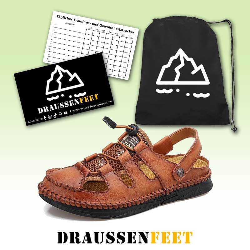 Herrensandalen Klassische römische Sandalen Bequeme Freizeitschuhe Sommer Outdoor Beach Herren Flip Flop Atmungsaktive Wohnungen