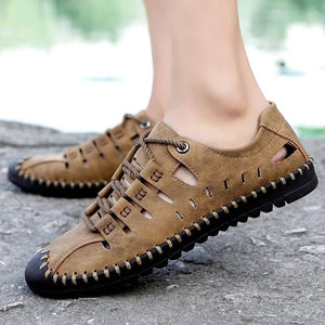 Sommer Männer Freizeitschuhe Turnschuhe Handgemachte atmungsaktive Männer Schuhe Luxus Marke Leder Herren Slipper Mokassins