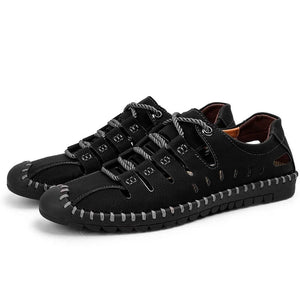 Sommer Männer Freizeitschuhe Turnschuhe Handgemachte atmungsaktive Männer Schuhe Luxus Marke Leder Herren Slipper Mokassins