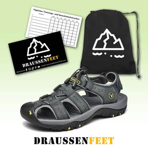 Männer Echtem Leder Sommer Sandalen Mode Hausschuhe