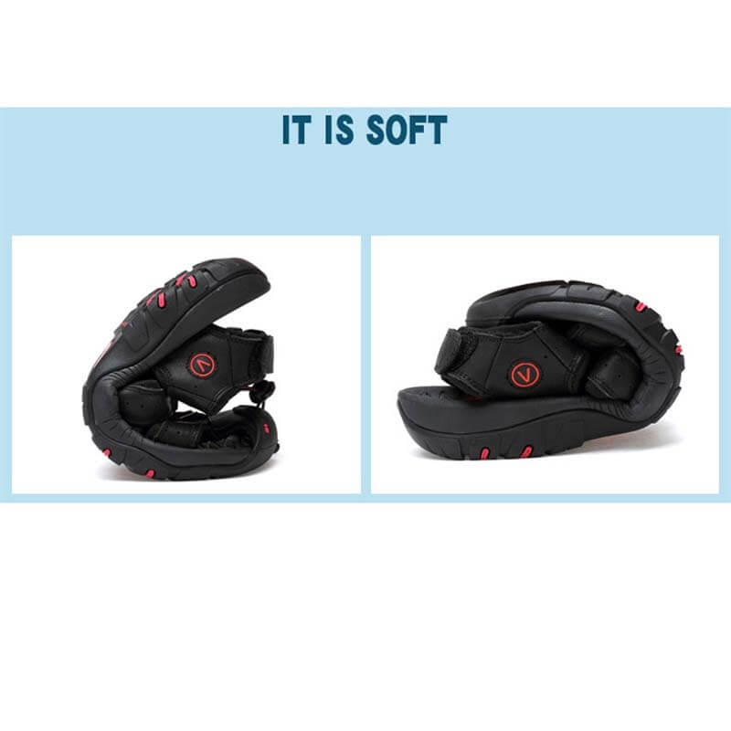 Männer Echtem Leder Sommer Sandalen Mode Hausschuhe