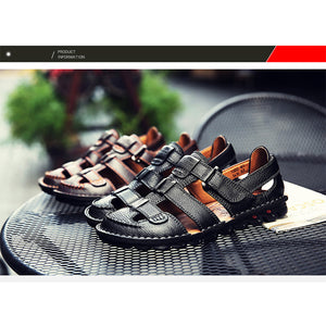 draussenfeet handgefertigte lederschuhe sandalen hausschuhe 31341 braun