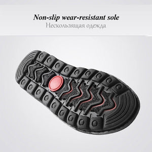 Hochwertige Kuh Leder Sandalen Sommer Outdoor Handgemachte Herren Sandalen Mode Bequeme Herren Strand Lederschuhe