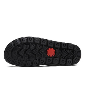 Hochwertige Kuh Leder Sandalen Sommer Outdoor Handgemachte Herren Sandalen Mode Bequeme Herren Strand Lederschuhe