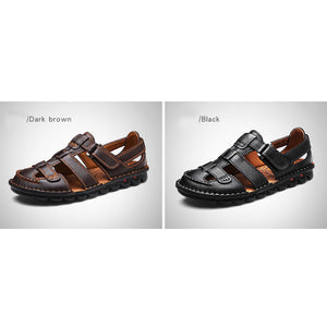 draussenfeet handgefertigte lederschuhe sandalen hausschuhe 31341 schwarz