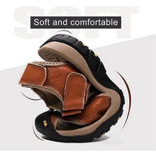 Lade das Bild in den Galerie-Viewer, Ledersandalen für Herren im Freien Wandersandalen, wasserdicht sportlich Sport-Sandalen Fischer-Strandschuhe geschlossene Zehen Wassersandalen
