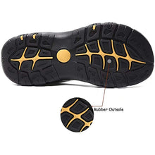 Lade das Bild in den Galerie-Viewer, draussenfeet handgefertigte lederschuhe sandalen hausschuhe 31406 braun
