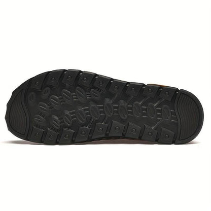 Trendige atmungsaktive Mesh-Sandalen für Herren mit verstellbarem lässige Outdoor-Wanderschuhe