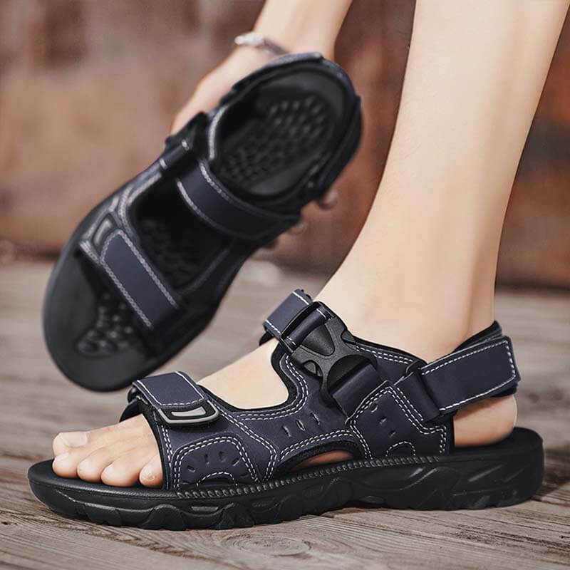 Sommer Herren Casual Klett Sandalen Outdoor Atmungsaktiv Leicht Modische All-Match Strandschuhe
