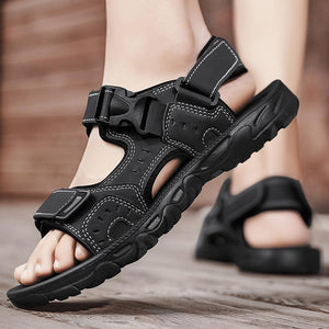draussenfeet handgefertigte lederschuhe sandalen hausschuhe 31564 schwarz