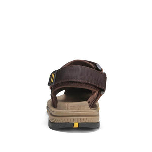 Herren Sommer Outdoor rutschfeste geschlossene Ledersandalen Casual Beach Schuhe