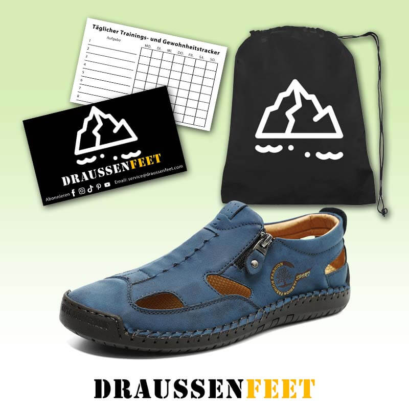Herren Sandalen Handgenähte Hausschuhe Strandschuhe Outdoor Sport Verschleißfeste Atmungsaktive Schuhe