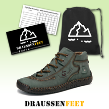 Lade das Bild in den Galerie-Viewer, draussenfeet handgemachte lederschuhe stiefel 137500 grun
