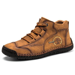 Männer Vintage Hand Stitching Comfort Soft Lederstiefel