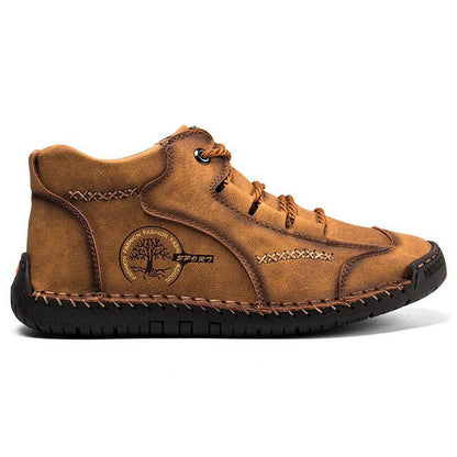 Männer Vintage Hand Stitching Comfort Soft Lederstiefel