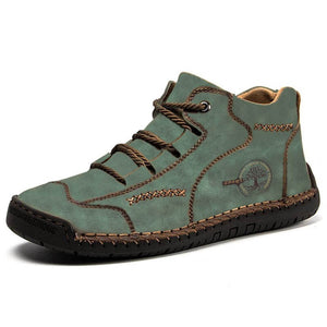 Männer Vintage Hand Stitching Comfort Soft Lederstiefel