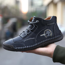Lade das Bild in den Galerie-Viewer, Männer Vintage Hand Stitching Comfort Soft Lederstiefel
