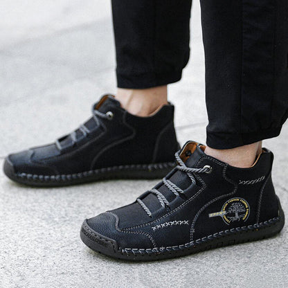 Männer Vintage Hand Stitching Comfort Soft Lederstiefel